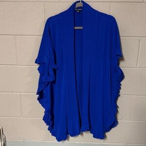 Cable & Gauge Royal Blue Knit Cardigan